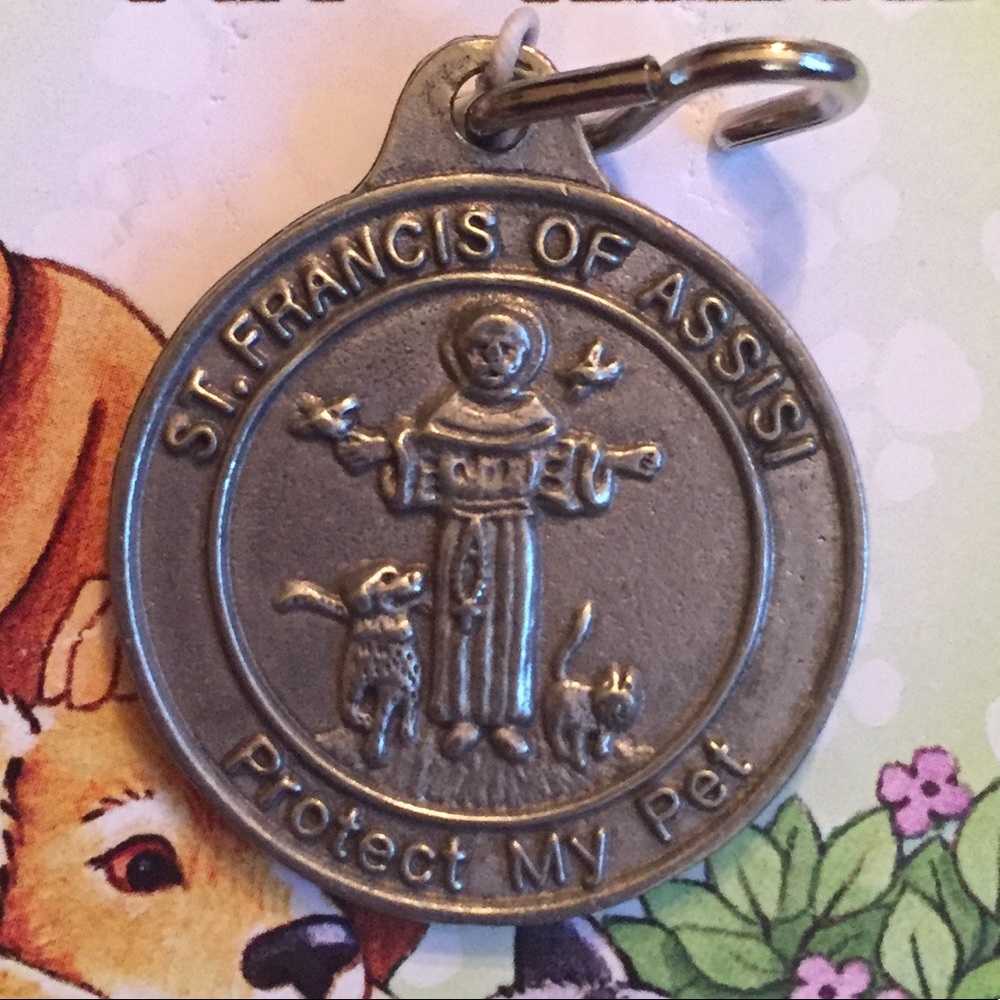 ST. FRANCIS DISTRESSED NICKEL PET